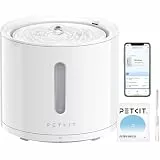 PETKIT Automatische Intelligenter Trinkbrunnen für Katze und Hund, Drahtlose Wasserpumpe,2L Sichtbarer Wasserstand mit Filter,App-gesteuert, Ultraleise（Ohne drahtlose Funktionalität）