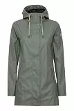 NORTH BEND NBTora Damen Regenjacke winddicht wasserdicht atmungsaktiv Outdoorjacke mit Kapuze Wassersäule 5000mm W-PRO Wetterschutzsystem, Größe:40, Farbe:Agave Green (3056)