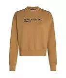 KARL LAGERFELD JEANS Regular Essential Logo Sweat, Chipmunk, M