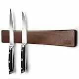 HOSHANHO Magnetleiste Messer, Messerhalter Magnetisch für Wand, Magnet Messerhalter Holz Knife Holder für Utensilien und Aufbewahrung Magnetisch Werkzeuge, 40cm/16in