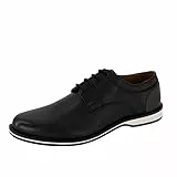 Gordon & Bros. Herren Schnürhalbschuhe Steve, Männer Businessschuhe,Halbschuhe,klassisch,elegant,Men's,Man,Schnuerschuhe,Shoes,Black,43 EU / 9 UK