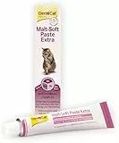GimCat Malt-Soft Paste Extra - Anti-Hairball Katzensnack fördert Ausscheidung von Haarballen - 1 Tube (1 x 100 g)