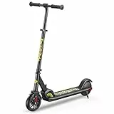 FanttikRide C9 Elektroroller für Kinder 8-12 Jahren, 2 Geschwindigkeiten 10/16 km/h, 8 KM Reichweite, Höhenverstellbar, Faltbar, E Roller Kinder Schwarz