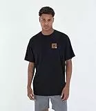Hurley Herren Corner T-Shirt, Schwarz, XXL EU