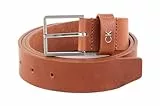 Calvin Klein Herren Gürtel Formal Belt 3,5 cm Ledergürtel, Braun (Cognac), 95 cm