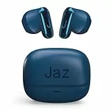 JAZ Orion – Semi-In-Ear True Wireless Stereo Ohrhörer, Ultrakompakt, Ladeetui, Integriertes Mikrofon, Touch-Steuerung, für Smartphone, Tablet, Laptop, 20 Stunden, Blau