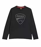 Diadora Utility Herren Motor Ml Ducati T-Shirt, Schwarz, Large