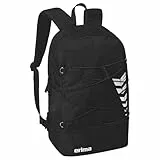 Erima Unisex Six Wings Rucksack mit Bodenfach (7232408) schwarz, 1