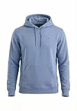 Tommy Jeans Herren TJM REG S Flag Hoodie EXT DM0DM20742 Pullover Hoodie, Blau (Light Horizon Blue), L, Blau (Light Horizon Blue), L