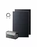 Anker SOLIX Balkonkraftwerk mit Speicher (890W | 1600Wh), Solarbank 2 E1600 Pro (1600Wh), 2× RS40T Bifaziales Solarpanel (445W), Typ-N Bifaziales Solarpanel, 4 MPPT, 9,6kWh Kapazität, Plug & Play