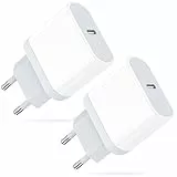 USB C Netzteil, 2-Pack USBC Adapter für iPhone 15/15 Pro/15 Pro Max/15 Plus 14 13 12 11 SE XR XS SE 8 7, Lynban 20W Handy Ladegerät Charger Schnellladegerät Stecker Ladestecker Netzstecker Ladeadapter