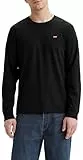 Levi's Herren Long-Sleeve Original Housemark Tee T-Shirt, Mineral Black, L