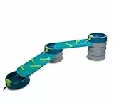 AquaPlay Mudway Flow - kombinierte Wasser- und Sandspielbahn, 2,3m Wasserbahn mit Schleusen, Becken und Schiebern, flexibles Stecksystem, wetterfestes, naturverbundenes Outdoor-Wasserspiel, ab 3 Jahre