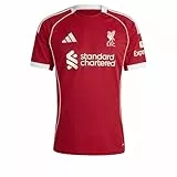adidas Liverpool FC 25/26 Heimtrikot für Herren, mit Überraschungsgeschenk, 1 Stück, Erdbeerrot, XL