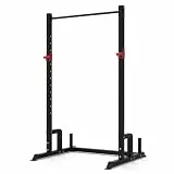 Train Hard® Frei kombinierbare Half Cage Kniebeugeständer Squat Rack Power Rack Smith Machine Multipresse Modell 2024 (A:1F09750TH)