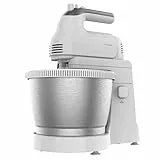 Cecotec Stand-Mixer PowerTwist 500 Steel - Leistung von 500 W, 5 Geschwindigkeiten inclusive Turbo, 3 Zubehöre, 3,5 L- rostfreie Edelstahl-Schüssel