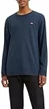 Levi's Herren Long-Sleeve Original Housemark Tee T-Shirt, Cotton + Patch Dress Blues, L