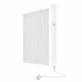 eVARMO Areo Smart 1300 W Elektroheizung Wandmontage - Elektroheizkörper mit Thermostat - Elektrische Heizung Smart Home - App steuerbare Heizung WLAN steuerbar - Digitale Elektroheizung