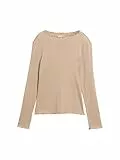 TOM TAILOR Denim Damen 1046619 Longsleeve T-Shirt, 28683-Intense Beige Melange, XXL