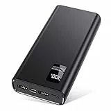 Power Bank 24000mAh,Powerbank klein Aber stark (USB C Output & Input) 5A Externer Handyakkus mit Schnellladefunktion,Powerbank Große Kapazität Kompatibel mit iPhone 14 13 12 Samsung Apple Xiaomi