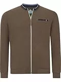 Charles Colby Herren Sweatjacke Duke Rupold Braun, 3XL (XXXL) - 64/66