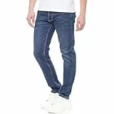 Smith & Solo Jeans Herren – Hosen Herren Stretch Slim Fit Jeanshose Jeans Slim Modern Männer Hose (Blau, 34W32L)