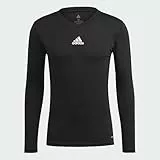 adidas Herren Team Base Tee Langarm T-Shirt, black, M