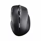 CHERRY MW 3000, Kabellose Ergonomische Maus für Rechtshänder, 2,4 GHz Funk, 6 Tasten, Optischer Sensor, Gummierte Seitenflächen, Batteriebetrieben, Schwarz