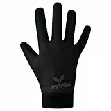 Erima Unisex - Erwachsene funktioneller Feldspielerhandschuh (2242401), schwarz, M