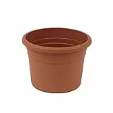 greemotion Pflanzkübel Fiona, UV-Beständiger Blumentopf aus Kunststoff, Pflanzgefäß mit Bodenlöchern, Volumen ca. 26 l, ca. Ø 45 x H 31,5