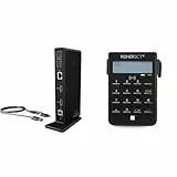 ICY BOX USB-C Docking Station für 2 Monitore & Reiner SCT cyberJack RFID Chip-Kartenlesegerät Standard | Generator für Online-Banking ; Elster; Personalausweis