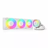 ARCTIC Liquid Freezer III Pro 360 A-RGB - Wasserkühlung PC, AIO CPU Wasserkühler, 3x120 mm, 38 mm Radiator, PWM-Pumpe, VRM-Lüfter, AMD AM5/AM4, Intel LGA1851/1700 Contact Frame - Weiß