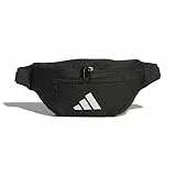 adidas Unisex Essentials Waist Bag, Black/White, One Size