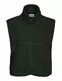 NOISY MAY Damen Nmmasey Short Teddy Vest FWD Noos, Black, L