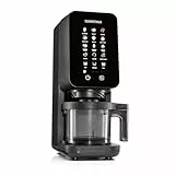 GOURMETmaxx SmoothUp Touch Eismaschine 700 Watt | Eismaschine 9 Programme + Mix-in-Funktion | Eiscreme-Maschine - Slushies & Eiscreme selber machen | Speiseeisbereiter LED Display, 2 Becher inklusive
