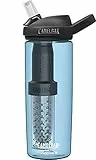 CAMELBAK Eddy+ gefiltert durch Lifestraw Water Bottle Echtes Blau
