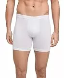 FALKE Herren Daily Comfort Long Leg Multipack M Bx Baumwolle atmungsaktiv Boxershorts, Weiß White 2000, M (2er Pack)