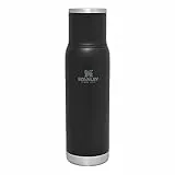 Stanley Adventure To-Go Thermosflasche 0.75L - 20 Stunden Heiß - 25 Stunden Kalt - Auslaufsicher - Isolierter Deckel - Doppelwandige Vakuumisolierung - BPA Frei - Black