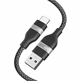 Anker USB C Kabel, Upcycled-Flechtgewebe USB 2.0 Kabel 90cm, USB auf USB C Ladekabel für iPhone 16/15 Serie, MacBook Pro, Galaxy Note20, iPad Air und mehr