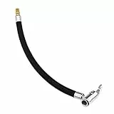 ENET 23,5 cm Motorrad Auto Geflochtene Flexible Clip On Air Reifen Chuck Inflator Pumpe Schlauch Adapter Rohr Luftwerkzeug, 5/16-32UNF