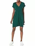 Amazon Essentials Damen Surplice-Kleid (Erhältlich in Übergröße), Jadegrün, M