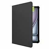Gecko Covers - Tablet Hülle/Cover aus Kaktusschale geeignet für iPad Air 11 (M4 2026 / M3 2025 / M2 2024) - Schlaf/Wach Funktion - Schwarz