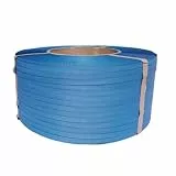 Generisch Polyband, Polyester (PET) Umreifungsbandrolle, Polyband für Palettenverpackungen, Kunststoff-Verpackungsseil (Blau-C)