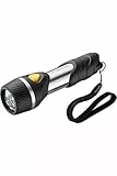 VARTA Taschenlampe mit 5 LEDs inkl. 1x AA Batterien, Day Light Multi LED F10 Leuchte, Taschenleuchte mit Anhänger, Lampe ideal für Haushalt, Angeln, Garage, Notfall, Stromausfall, Outdoor