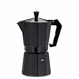 kela Espressobereiter Italia, 300 ml, für 6 Tassen, Aluminium, schwarz, 10554