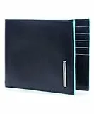 Piquadro Blue Square Münzbörse, 0.43 liters, Blau (Blu Notte)