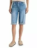 Damen Wide Leg Jeansshorts im Loose Fit