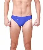 Trendy Boy Herren Schwimmslip Sport Badeanzug Schnell Trocknend Klassischer Bade-Slip (M, LA661-Blue)