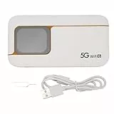 Ejoyous Mobiler WLAN Router 5G, Tragbares WLAN für Unterwegs Ohne Vertrag WiFi Hotspot mit SIM-Karten Slot, 16 Geräte WIFI6 2.4GHz 5.8GHz bis zu 2.77Gbps Geschwindigkeit