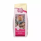 FunCakes Mix für Biskuit Deluxe: Einfach zu bedienen, wunderbar leichter Biskuitkuchen, perfekt für die Kuchendekoration, Konditorqualität, Kuchenbasis, Halal., 1 kg